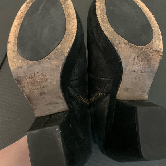 Eileen Fisher Suede Ankle booties 8.5 - Picture 6 of 6